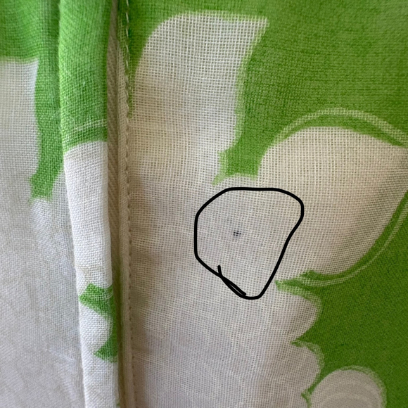 Vintage 60s Jack Bryan Floral Maxi Dress Green White S M - Picture 7 of 16